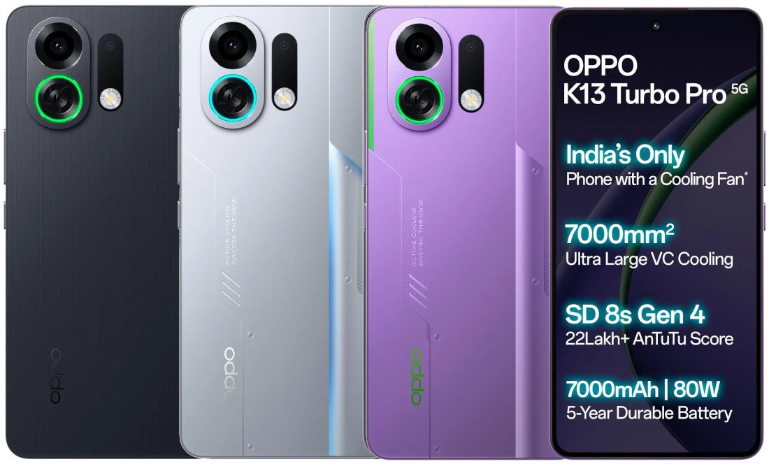 OPPO K13 Turbo and Turbo Pro