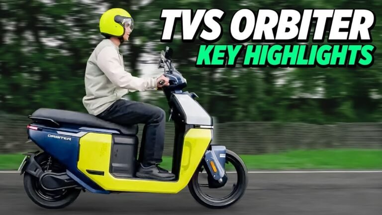 TVS Orbiter Electric Scooter |  இந்தியாவில் அறிமுகம் (விலை ₹99,900)