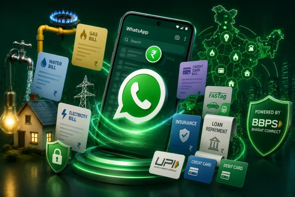 WhatsApp Bill Payment 2026: Electricity, Gas, Water, FASTag Bill-ஐ WhatsApp-லேயே Pay செய்வது எப்படி?